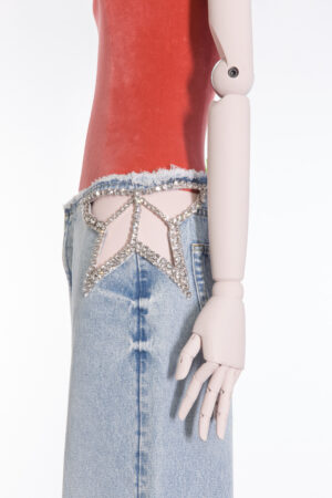 Stella McCartney x H&M Crystal-Star Straight-Leg Jeans – Limited Edition