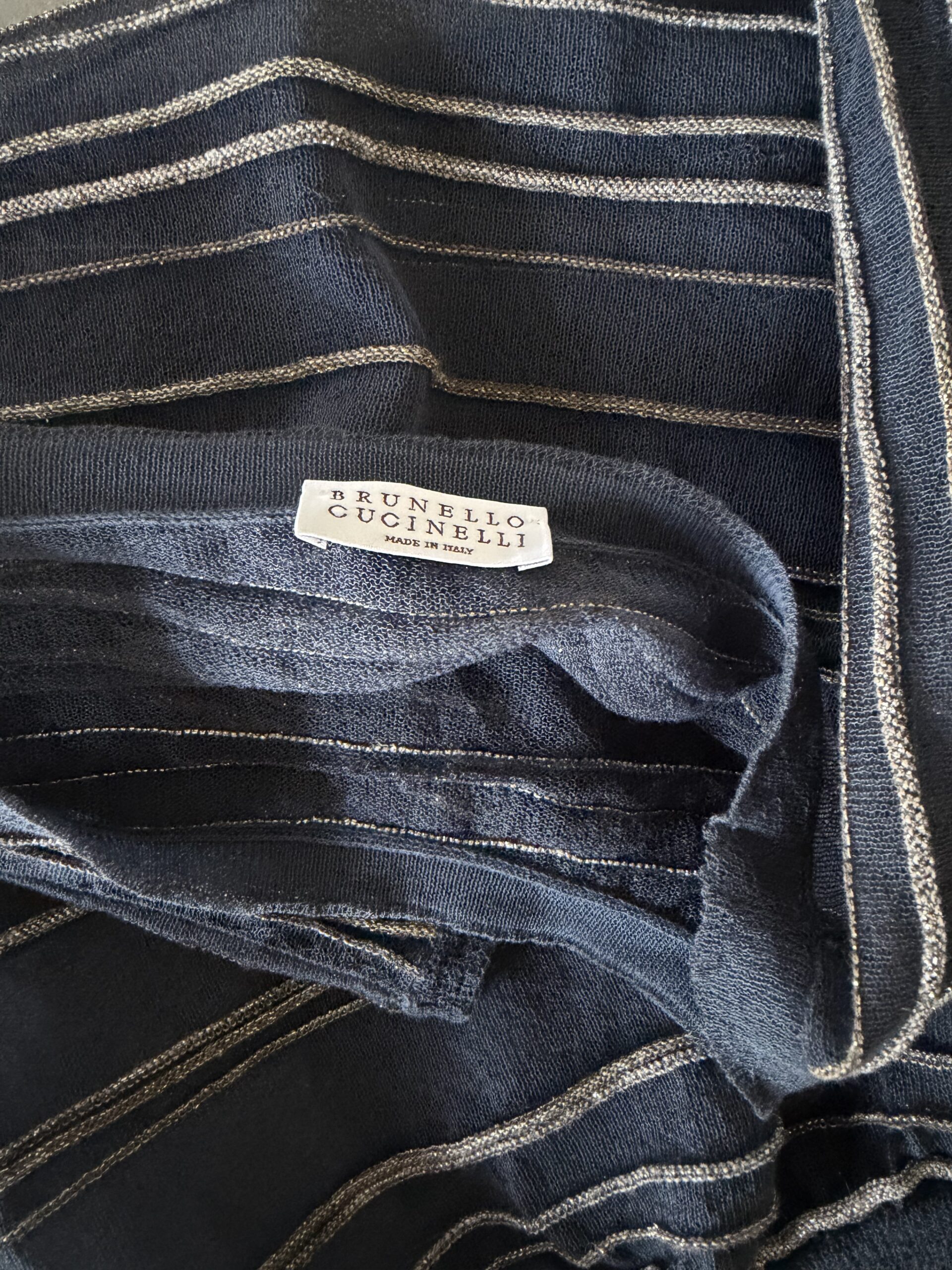 Brunello cucinelli Elegant metallic-thread top 