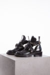 BALENCIAGA Ceinture Cut-Out Leather Ankle Boots BALENCIAGA Ceinture Cut-Out Leather Ankle Boots