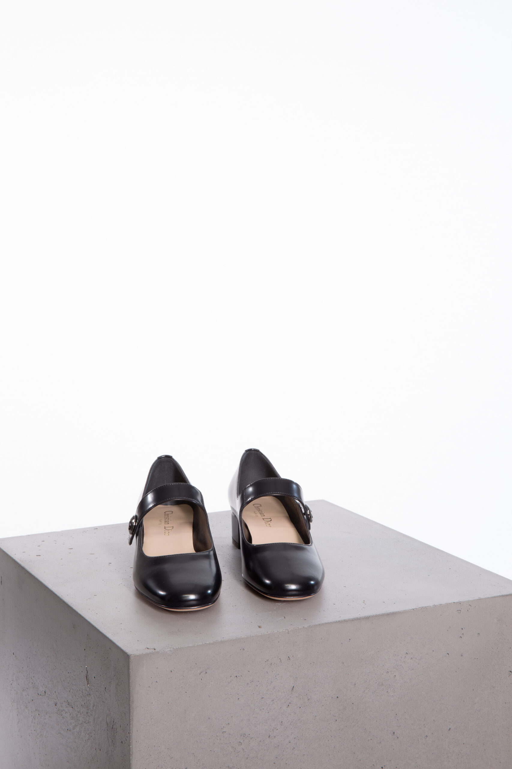 Christian Dior Black Leather Mary Jane Pumps Christian Dior Black Leather Mary Jane Pumps