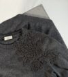 Brunello Cucinelli Cashmere Sweater with Floral Appliqué Brunello Cucinelli Cashmere Sweater with Floral Appliqué